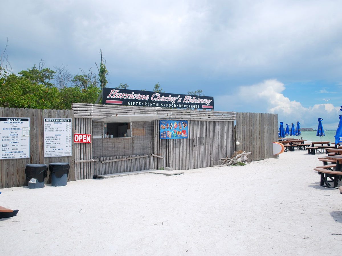 Hurricane Charlie's at Lovers Key Beach