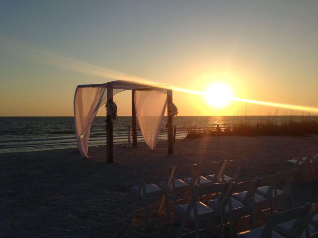 Sunset Wedding Ceremony on the Beach