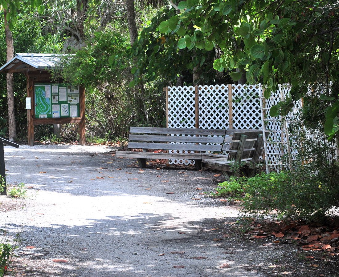 Trails Rest Areas Information at Lovers Key State Park
