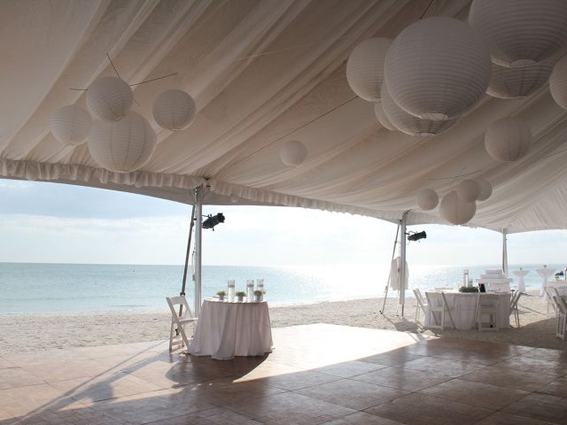 Wedding Tent with Dance Floor Lovers Key